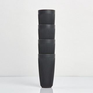 Huskee Cup 16OZ 4-Pack (Charcoal/Natural)