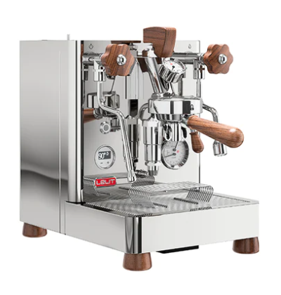 Lelit Bianca Pressure Profile Dual Boiler PID Rotary Pump Wood PL162T V3 Espresso Machine (Steel) [INSTOCK]