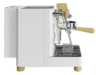 Lelit Bianca Pressure Profile Dual Boiler PID Rotary Pump Wood PL162T V3 Espresso Machine (White) [INSTOCK]